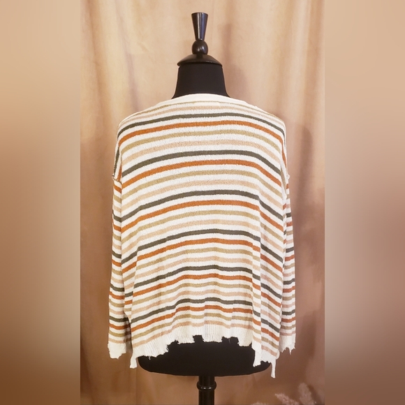 PEACH LOVE STRIPED SWEATER - Picture 5 of 14
